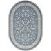 ковер ZARINA M101B BLUE / BLUE Овал 1.60x2.30