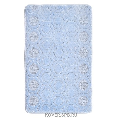 коврик д/в АКТИВ icarpet 50*80 002 голубой 11