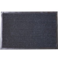 Коврик грязезащит. 80х120см, черный (Double stripe doormat)