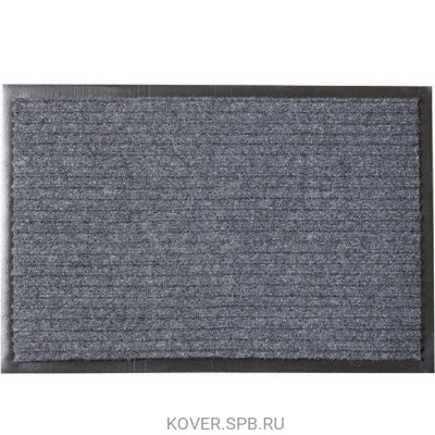 Коврик грязезащит. 60х90см, серый (Double stripe doormat)