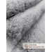 Коврик меховой шкура (3 см) icarpet 50х88 голубая норка 23