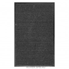 коврик разрезн ворс 60х90 черн/серый (Cutpile doormat)