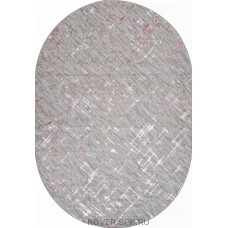 ковер LIMAN F164 GRAY-PINK Овал 2.00x4.00