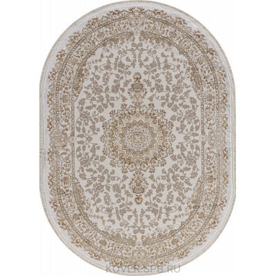 ковер MOSSO 27239A CREAM / GOLD Овал 2.40x3.40