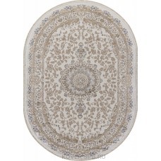 ковер MOSSO 27239A CREAM / NAVY Овал 3.00x4.00