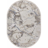 ковер MOSSO 27243 GRY / BLUE Овал 3.00x4.00