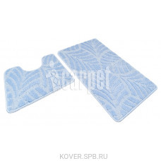 Набор ковриков д/в АКТИВ icarpet 50*80+50*40  001 голубой 11