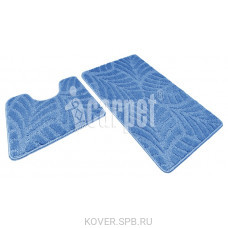 Набор ковриков д/в АКТИВ icarpet 50*80+50*40  001 синий 56