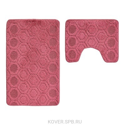 Набор ковриков д/в АКТИВ icarpet 50*80+50*40 002 ягодный 73