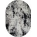 ковер PALERMO F285 DARK GRAY Овал 2.00x4.00