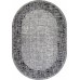 ковер PALERMO F292 DARK GRAY Овал 1.00x2.00