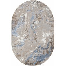 ковер PARADIZE 00085A L.BLUE / BEIGE Овал 0.80x1.50