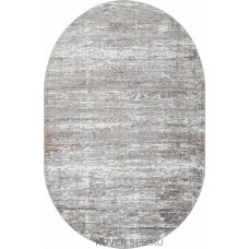 ковер PARADIZE 00741A GREY / GREY Овал 1.00x2.00