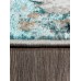 ковер PARADIZE 01632A GREY / TURQUOISE Овал 1.00x2.00