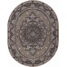ковер PRAGA 06021A TOZ GRI / TOZ GRI Овал 1.00x2.00