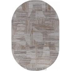 ковер PRAGA 06029A TOZ GRI / BEJ Овал 2.00x3.00