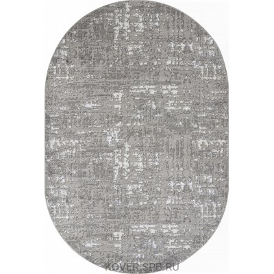 ковер RICHI 8667 GRAY-CREAM Овал 2.00x3.00