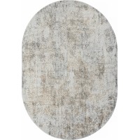 ковер SAFARI 02475H DK.BEIGE / GREY Овал 1.00x2.00