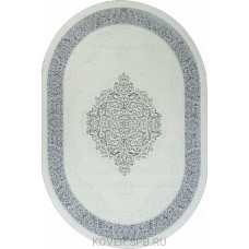 ковер SAHARA 00759B CREAM HB / GREY FDY Овал 0.80x1.50