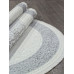 ковер SAHARA 00759B CREAM HB / GREY FDY Овал 0.80x1.50