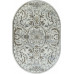 ковер SAHARA 00765A GREY FDY / CREAM HB Овал 1.00x2.00