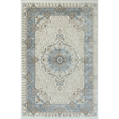 ковер SAHARA 06066A L.BLUE FDY / CREAM HB 1.00x2.00