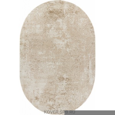 ковер SIESTA M028A LIGHT BEIGE / BEIGE Овал 2.73x4.80