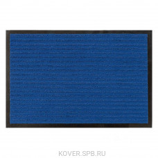 Коврик грязезащит. 60х90см, синий (Double stripe doormat)