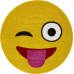 ковер SMILE NC17 YELLOW Круг 1.00x1.00