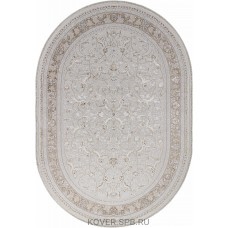 ковер ZARINA M101B CREAM / CREAM Овал 0.80x1.50