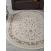 ковер ZARINA M101B CREAM / CREAM Овал 0.80x1.50