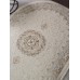 ковер ZARINA M107A CREAM / CREAM Овал 0.80x1.50