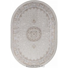 ковер ZARINA M107A CREAM / CREAM Овал 0.80x1.50