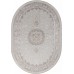 ковер ZARINA M107A CREAM / CREAM Овал 0.80x1.50